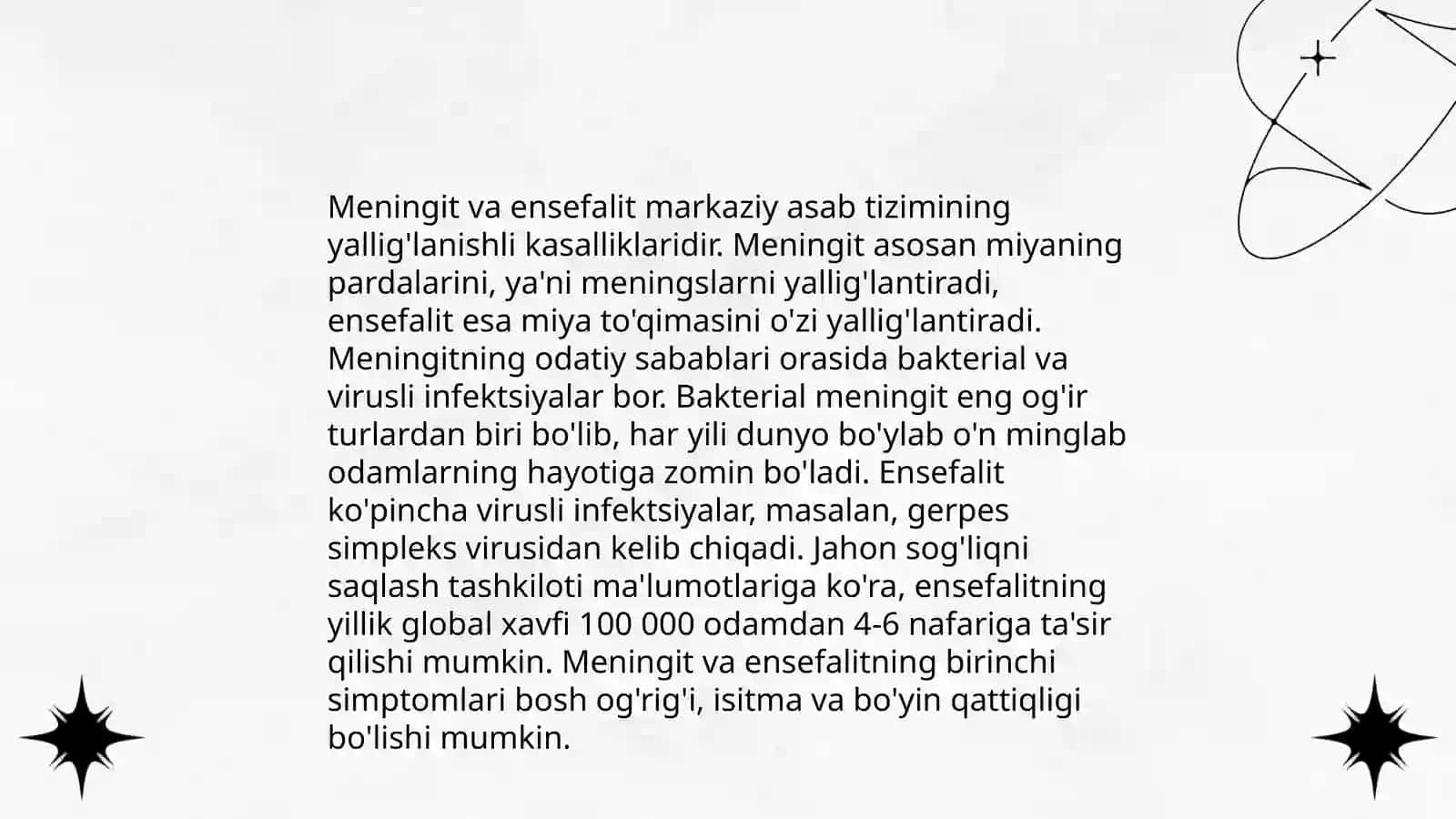 Asab tizimi kasaliklari va ularning sabablari 4