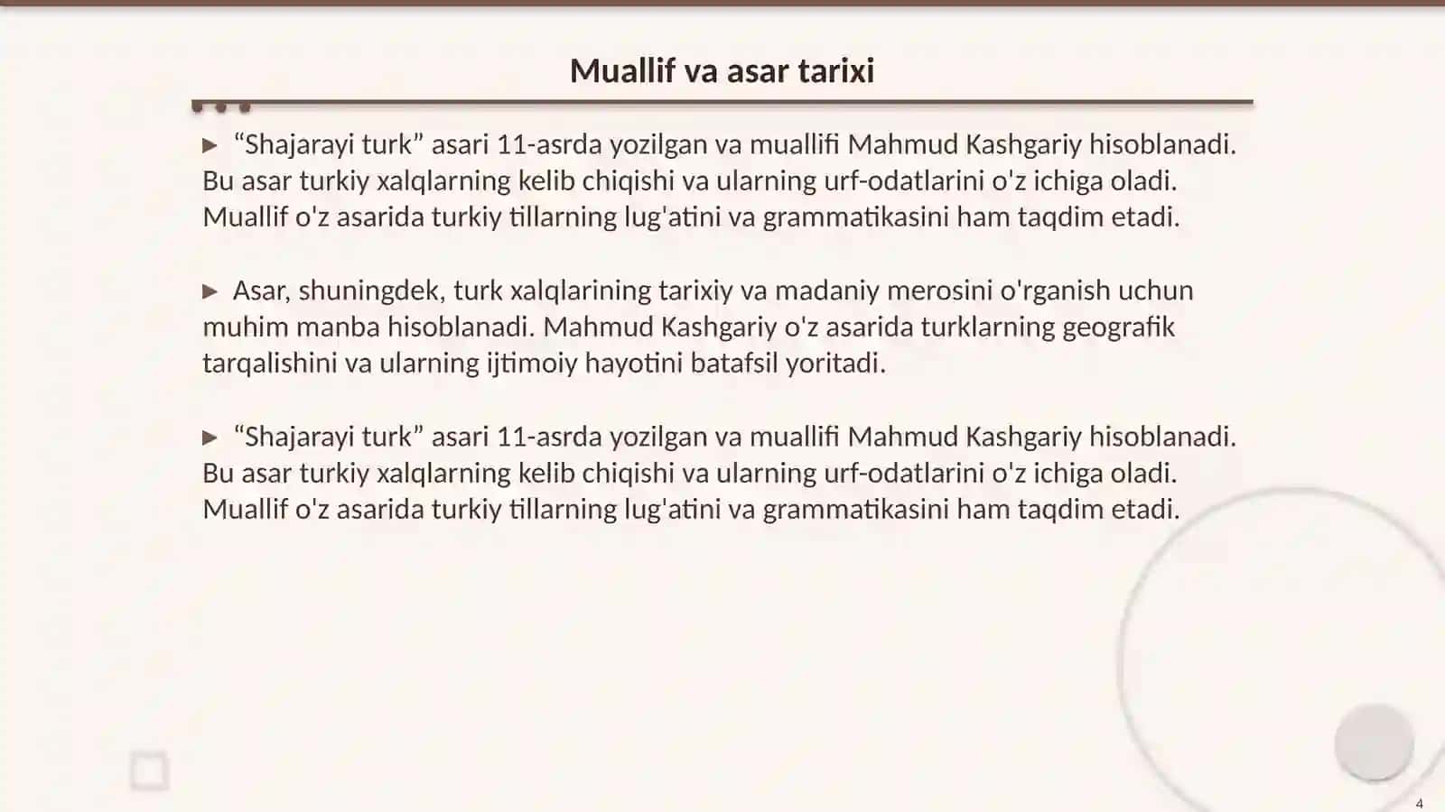 “Shajarayi turk” asaridagi etnonimlar 4