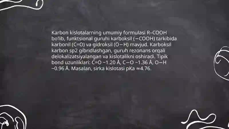 Karbon kislotalar 4
