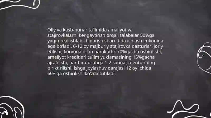 Ta'lim va kasb-hunar tayyorgarligi tizimini takomillashtirish 4