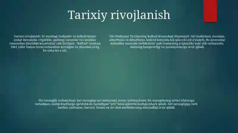 Sirt Hodisalar Va Ularning Kolloid Kimyodagi Ahamiyati 4
