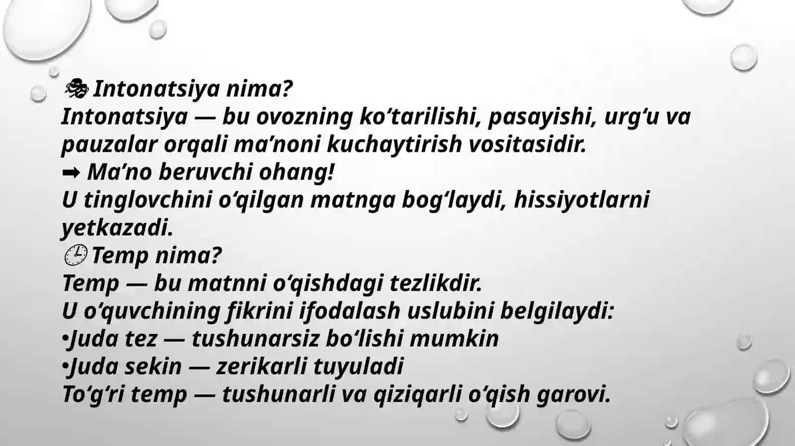 Intonatsiya temp ifodalio‘qishning asosiy xususiyatlari 4