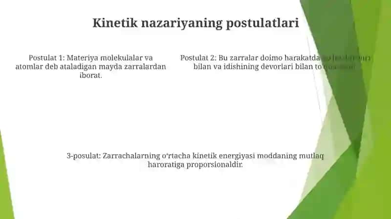 Молекуляр Кинетик Назария 4