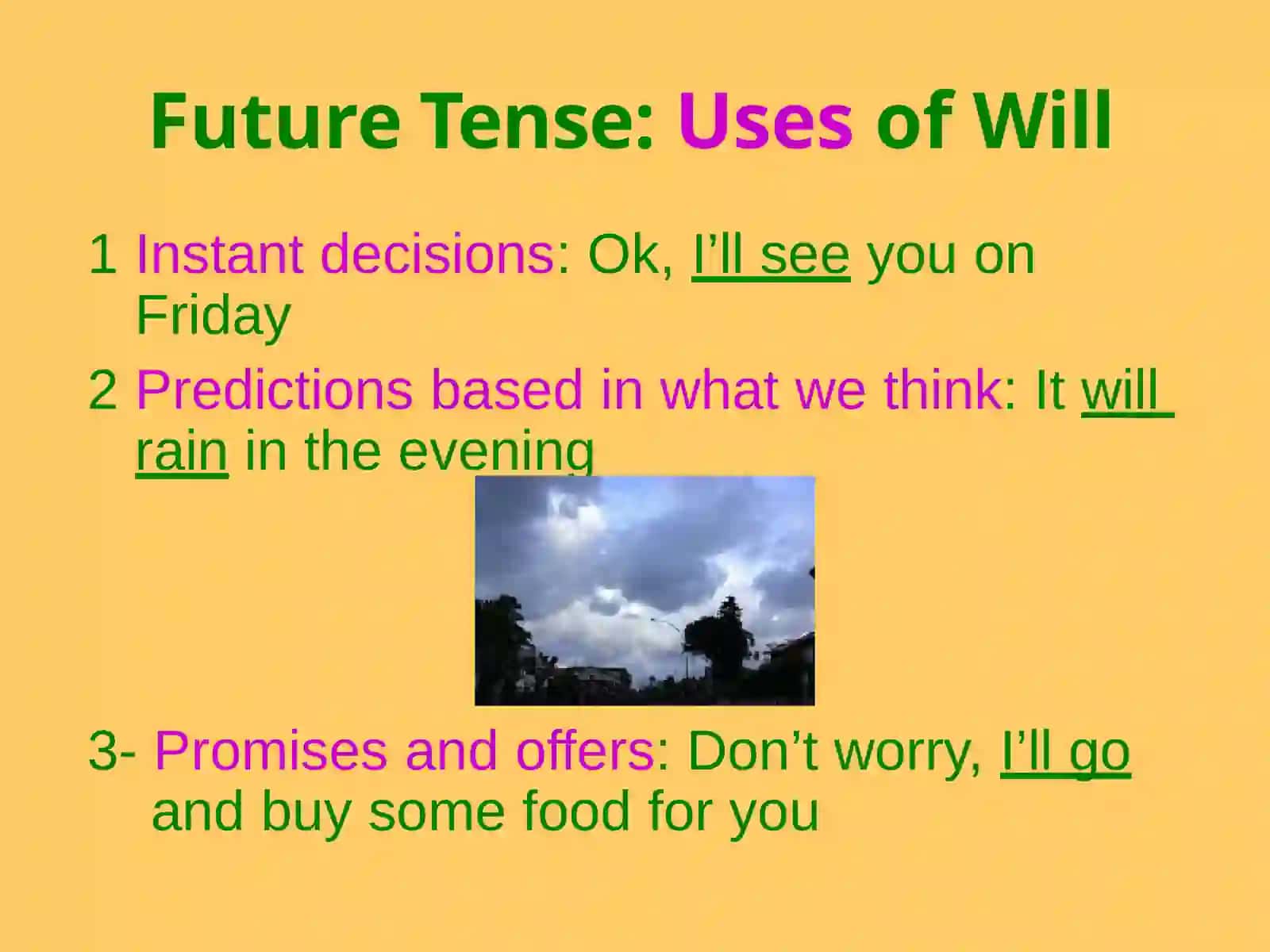 FUTURETENSES:WILL/GOINGTO 4