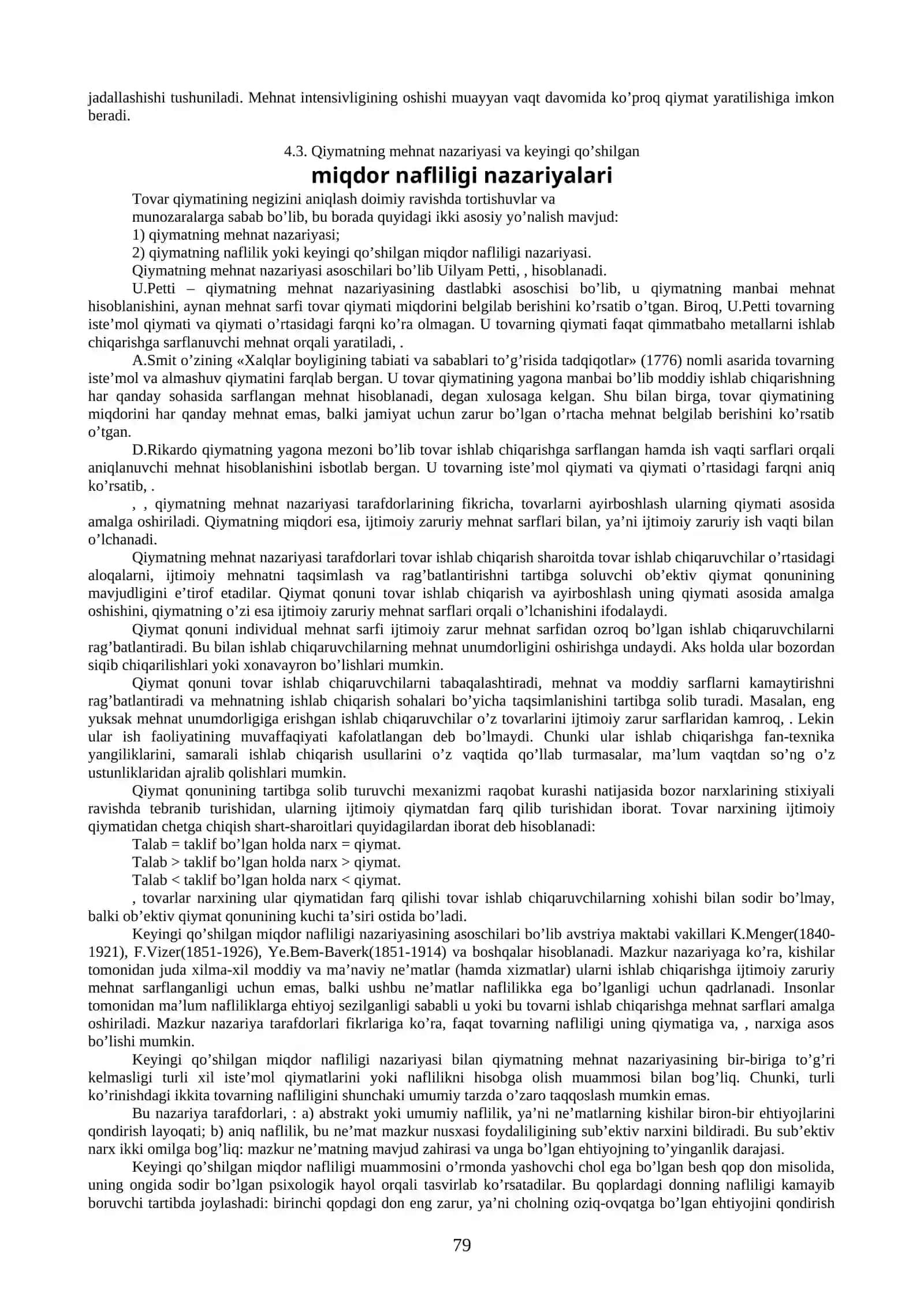 Tovar-Pul munosabatlari rivojlanishi bozor iqtisodiyoti shakllanishi va amal qilishining asosidir 4