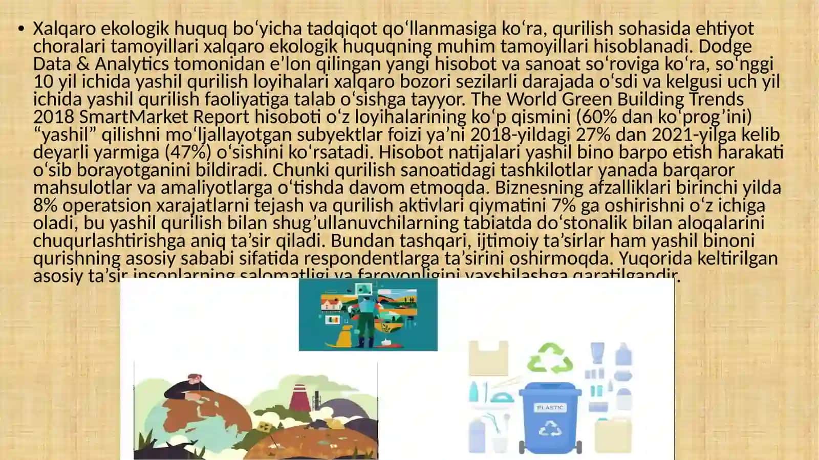 Qurilish faoliyatini amalga oshirishda ekologik talablar 4