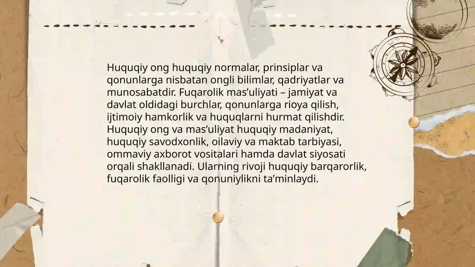 Fuqarolik tarbiyasi.Maʼnaviy axloqiy tarbiya 4