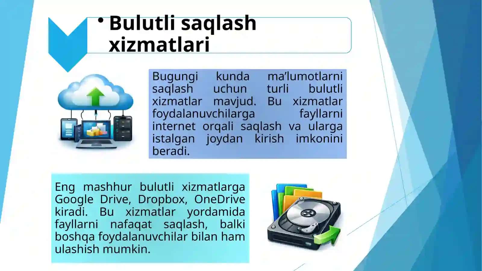 ZAXIRA NUSXA OLISH (BACKUP) VA MA’LUMOTLARNI TIKLASH STRATEGIYALARI 4