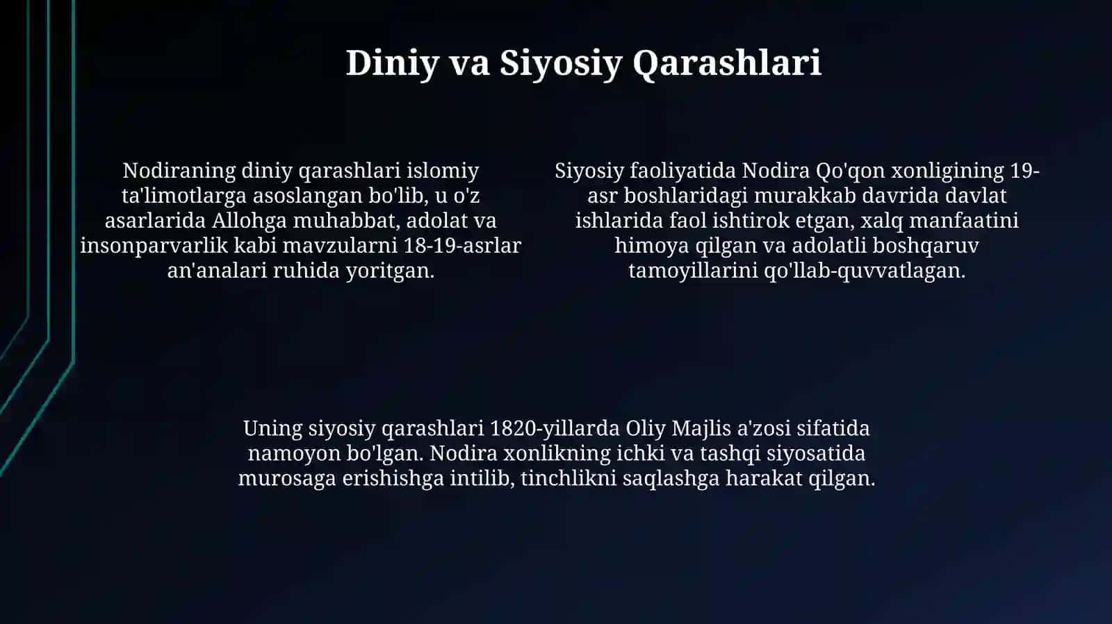 Mohlaroyim Nodira hayoti va ijodiy merosi 4