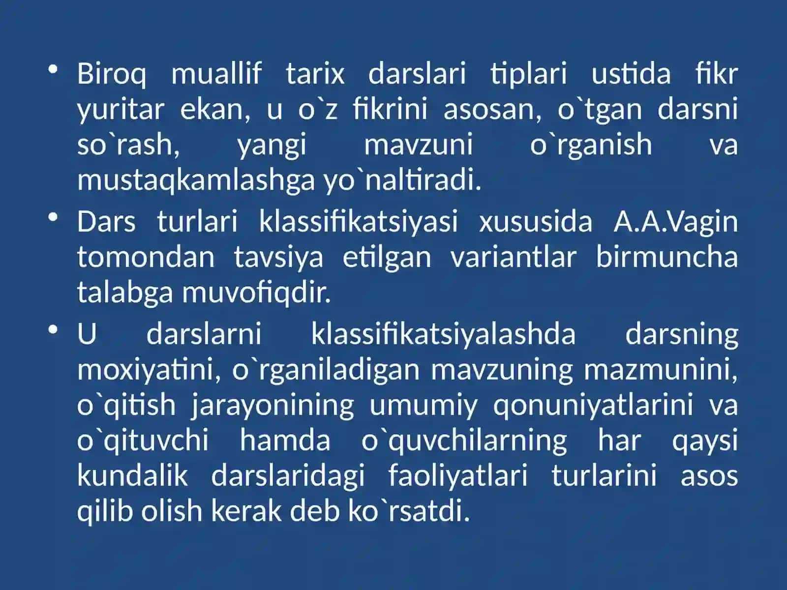 Darstiplarito‘g‘risidamashhurtarixchimetodistlari(A.A.Vagin,V.G.Karsev,S.V.Ivanov,M.L.Zinovev)ningfikrlari 4
