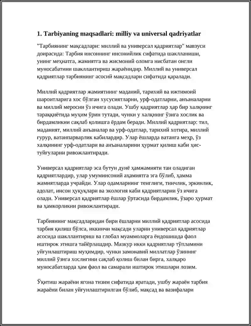 TARBIYANING MAQSAD VA VAZIFALARI 4
