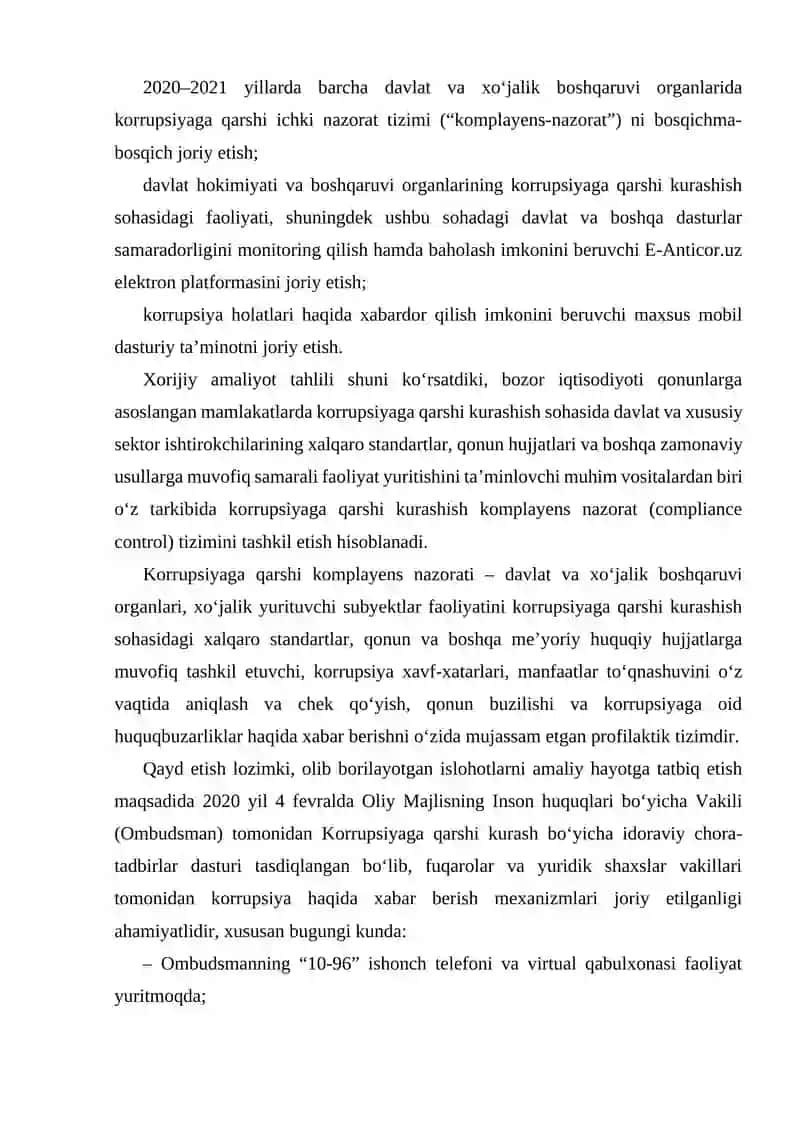 Korrupsiyaga qarshi kurash mexanizmlari 4