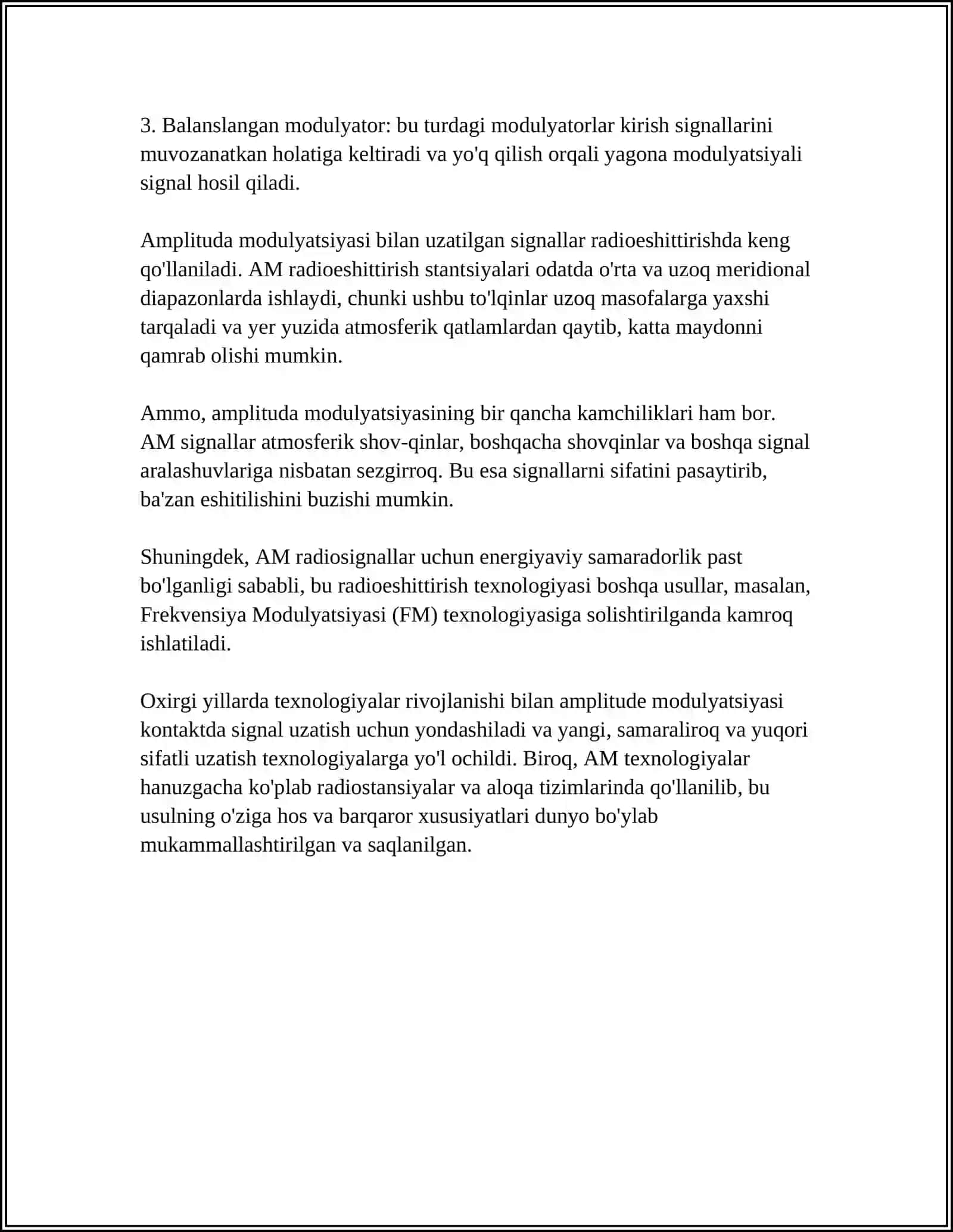 YUQORI CHASTOTALI SIGNALLARNI UZATISH USULLARI 4