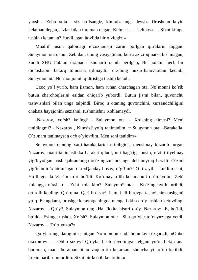 O`zbek dramaturgiyasi 4