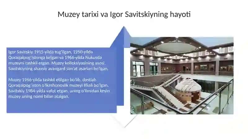 I.V. Savitskiy nomidagi Nukus davlat san'at muzeyiga virtual sayohat 4