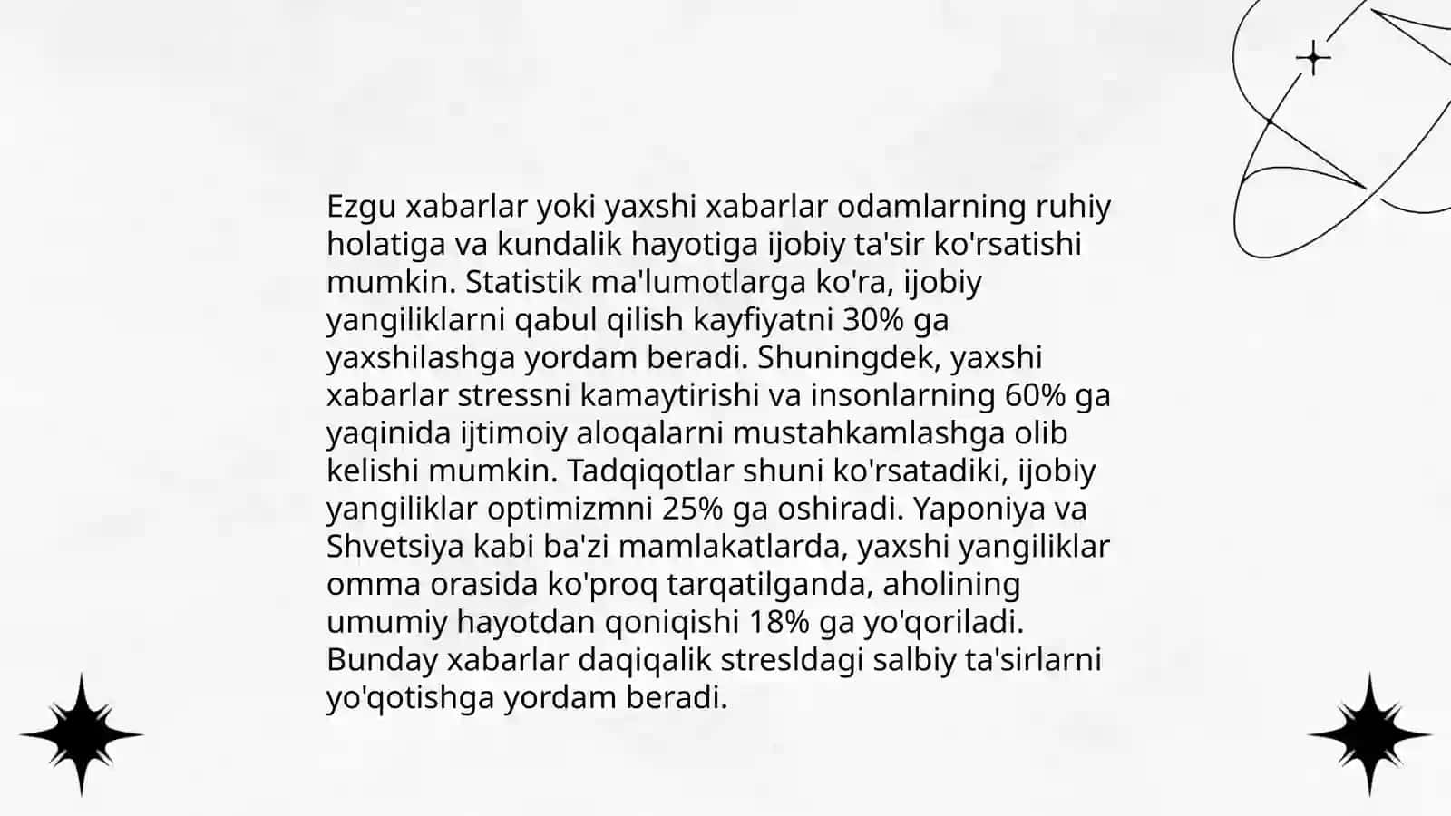 Internet hayotimizda. Ezgu xabarlar matnini gramatik izoh, og'zaki va yozma uslub va uning xususiyatlari 4