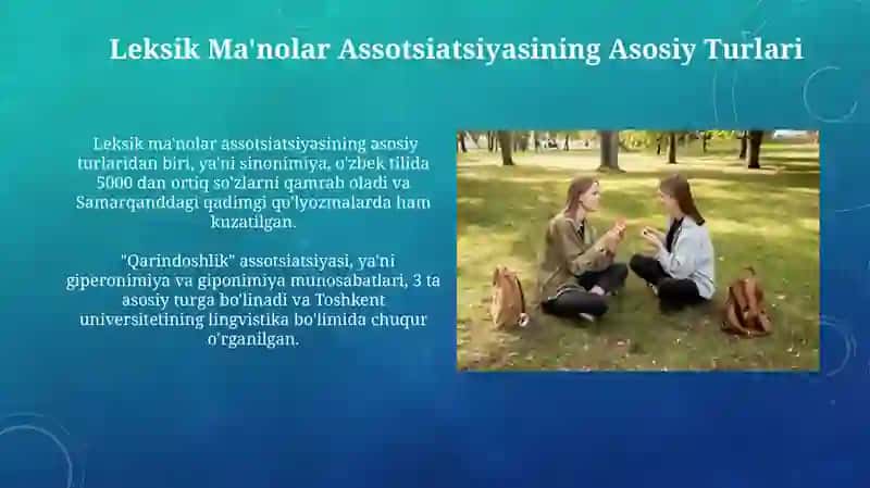 Kollokatsiya va Leksik Assotsiatsiya 4