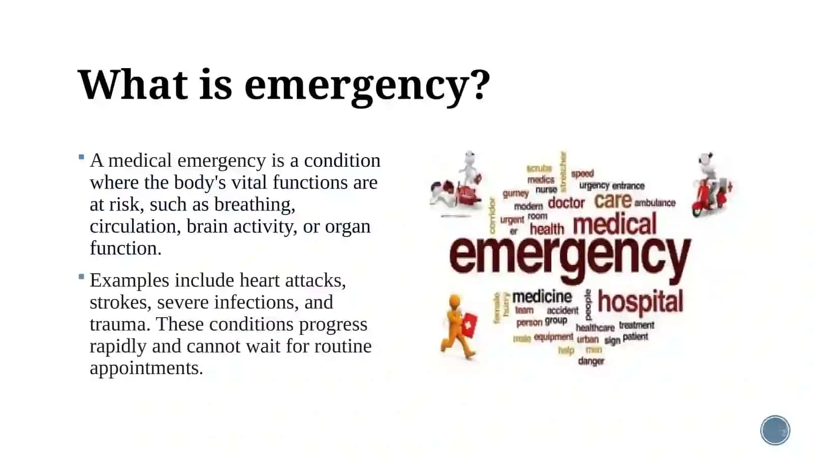 Accidents and emergencies 4