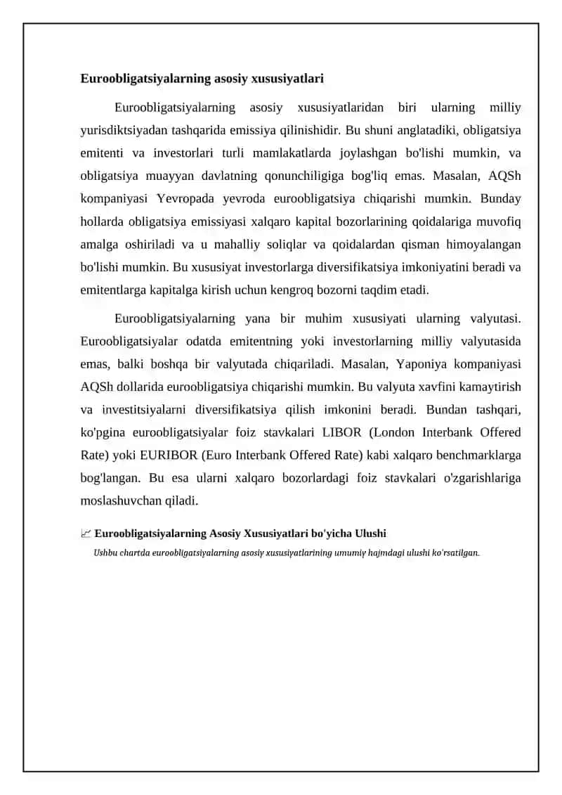 Yevroobligatsiyalar bozori va o‘ziga xos xususiyati 4