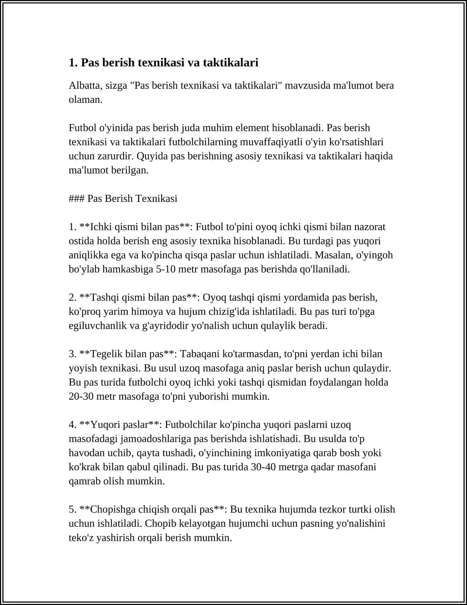 FUTBOL SPORT TURINING TEXNIKASI VA TAKTIKASI HAQIDA 4