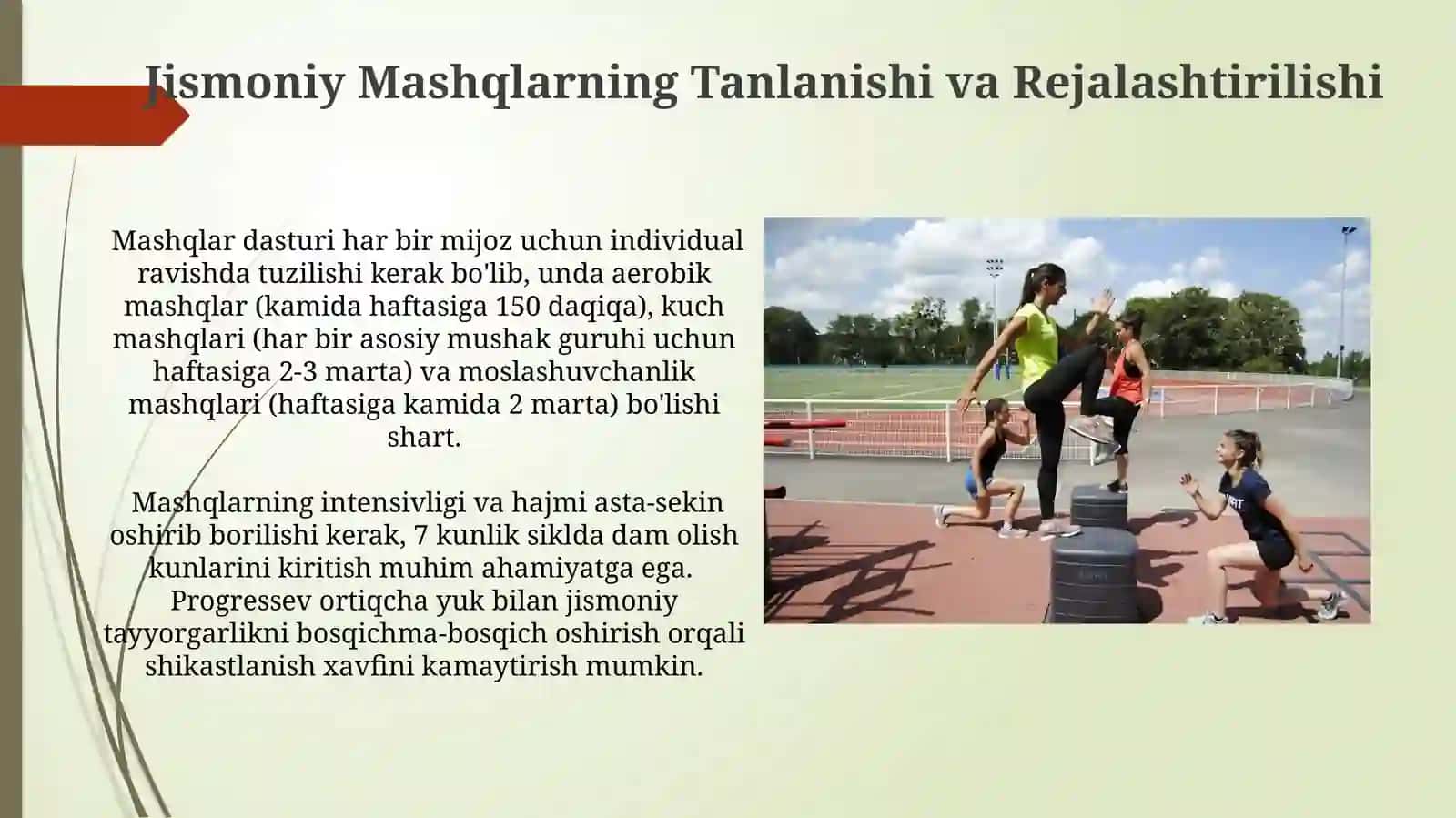 Kasbiy amaliy jismoniy tayorgarlik 4