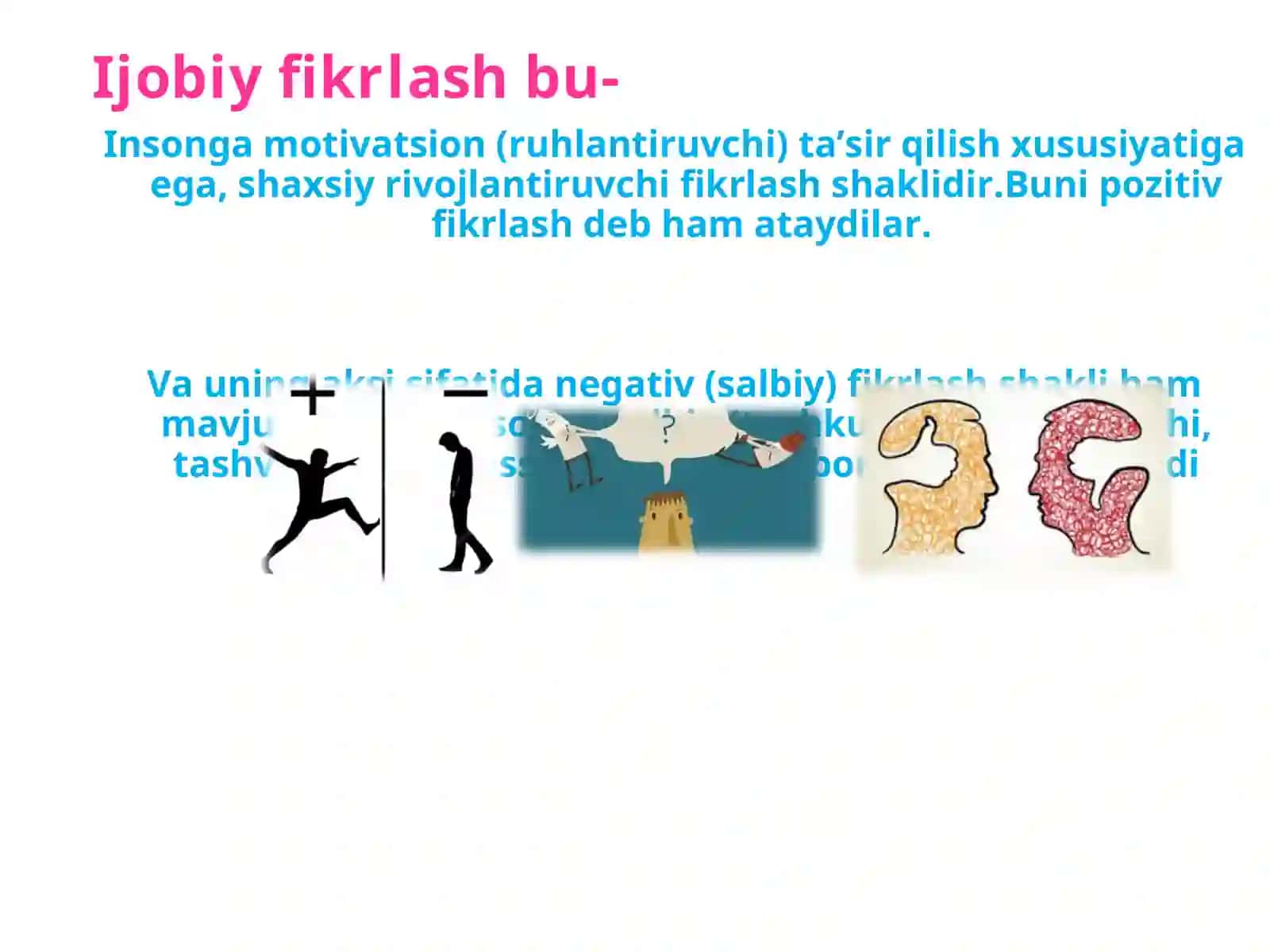 O’quvchi-yoshlarda IJOBIY FIKRLASHni rivojlantirish treningi 4