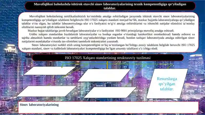 Sertifikatlashtirish idoralari va sinov labaratoriyalari fanidan 4