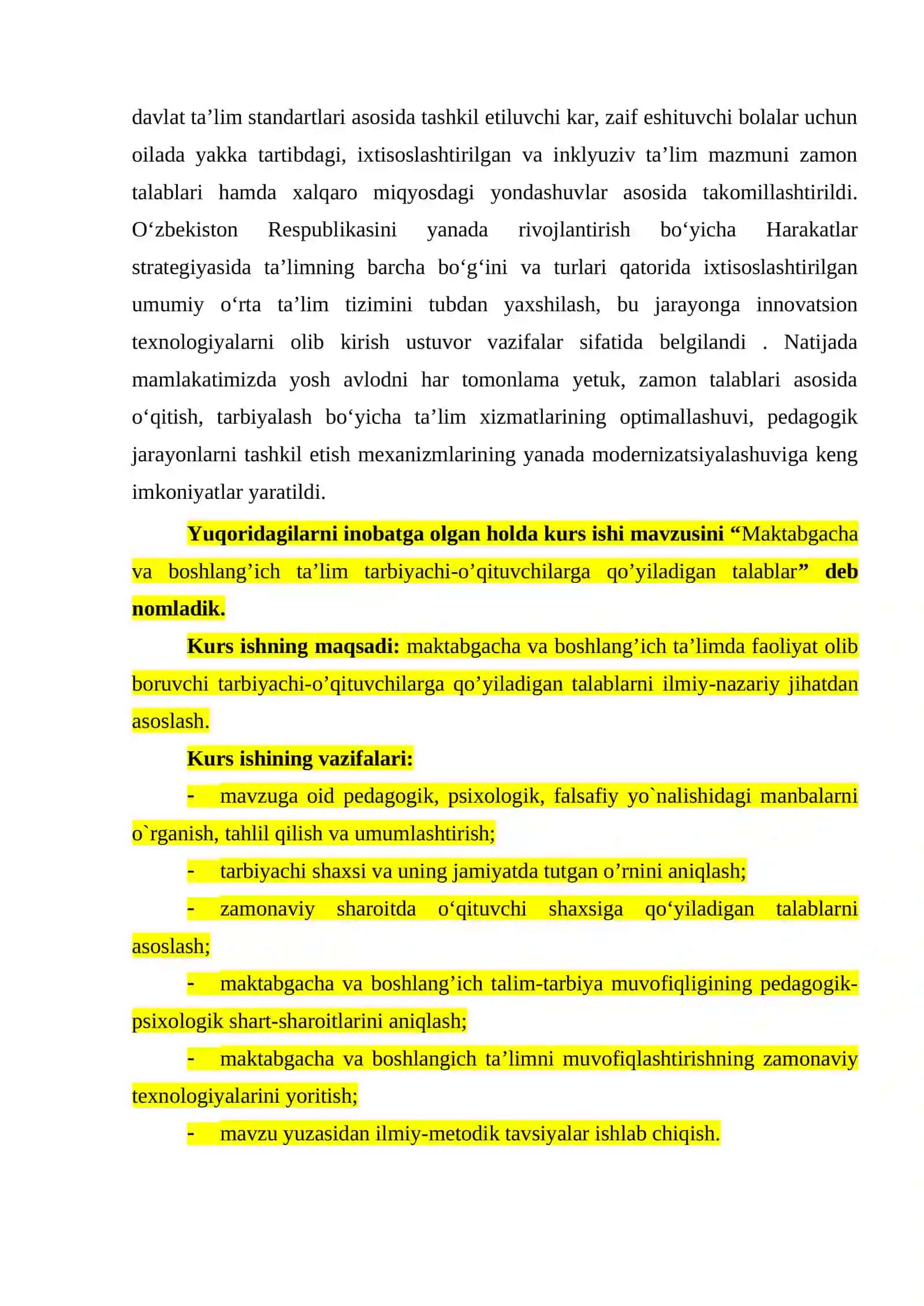 INKLYUZIV TA’LIMGA MUHTOJ BO‘LGAN BOLALAR BILAN ISHLASH 4