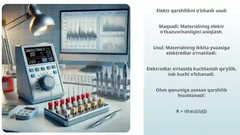 Stomatologik materiallarning elektrik xossalarini aniqlash usullari 4