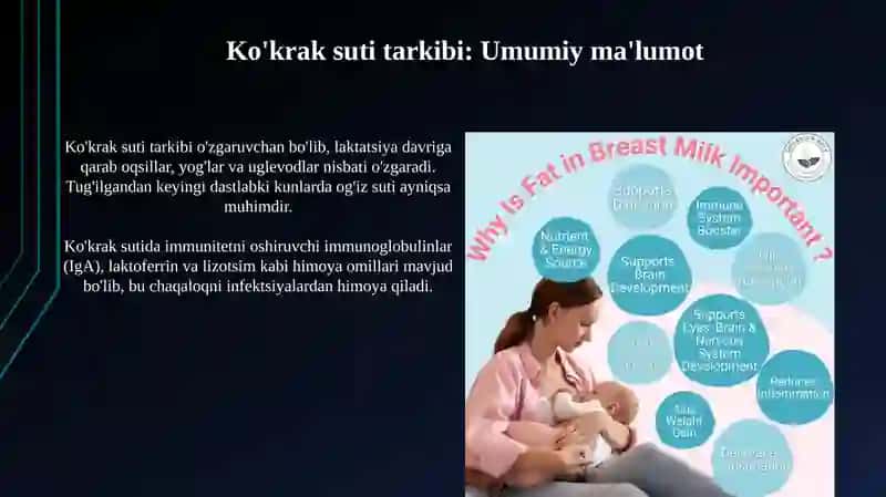 Ko'krak suti tarkibi 4