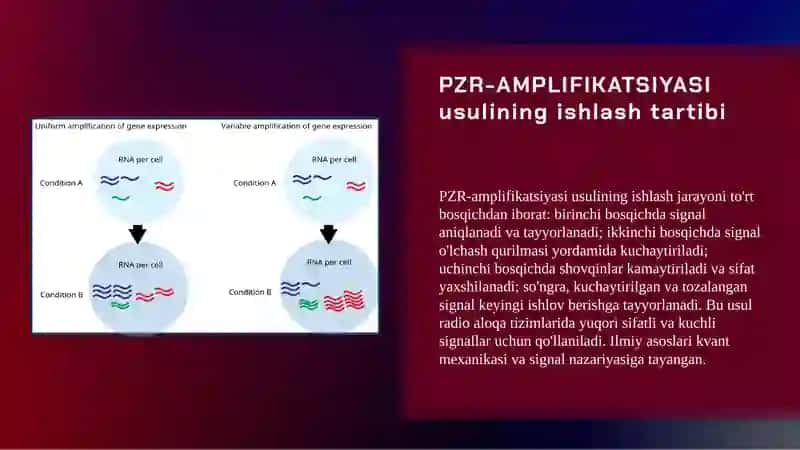 PZR-AMPLIFIKATSIYASI usuli 4