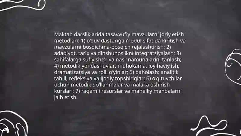 Turkistonda adabiyot oʻqitishda tasavvuf falsafasining roli 4
