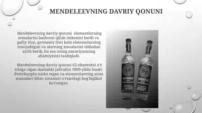 Anorganik kimyo faning asosiy qonunlari hamda ularning ahamiyati 4