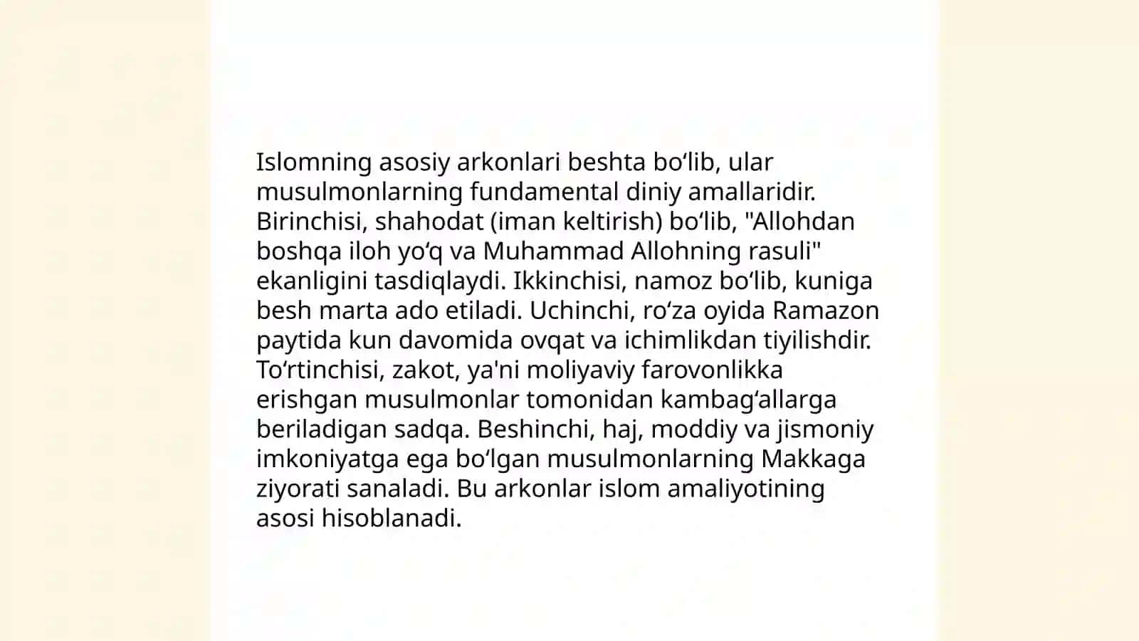 Islom dini va asosiy gʻoyalari 4