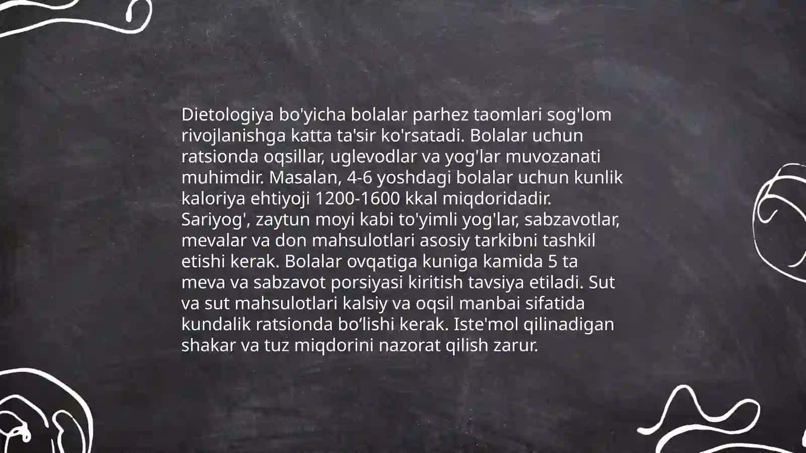 Bolalarni shifoxona sharoitida ovqatlantirishni tashkil qilish 4