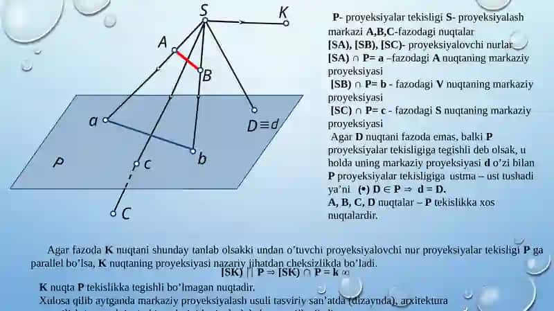 Chizma Geometriya fanidan asosiy masalalar 4