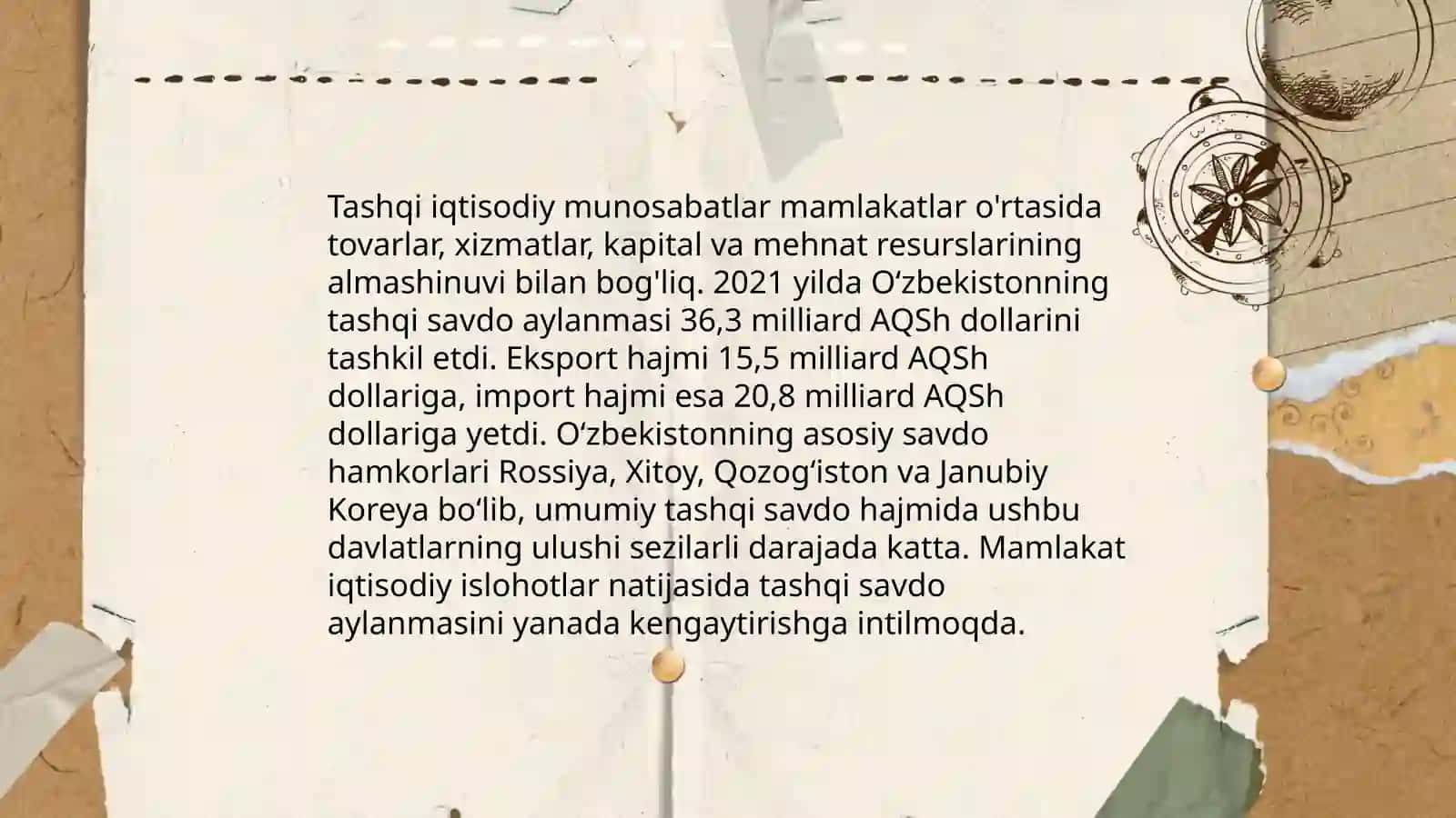 O'zbekistonning tashqi siyosatidagi asosiy yo'nalishlar 4
