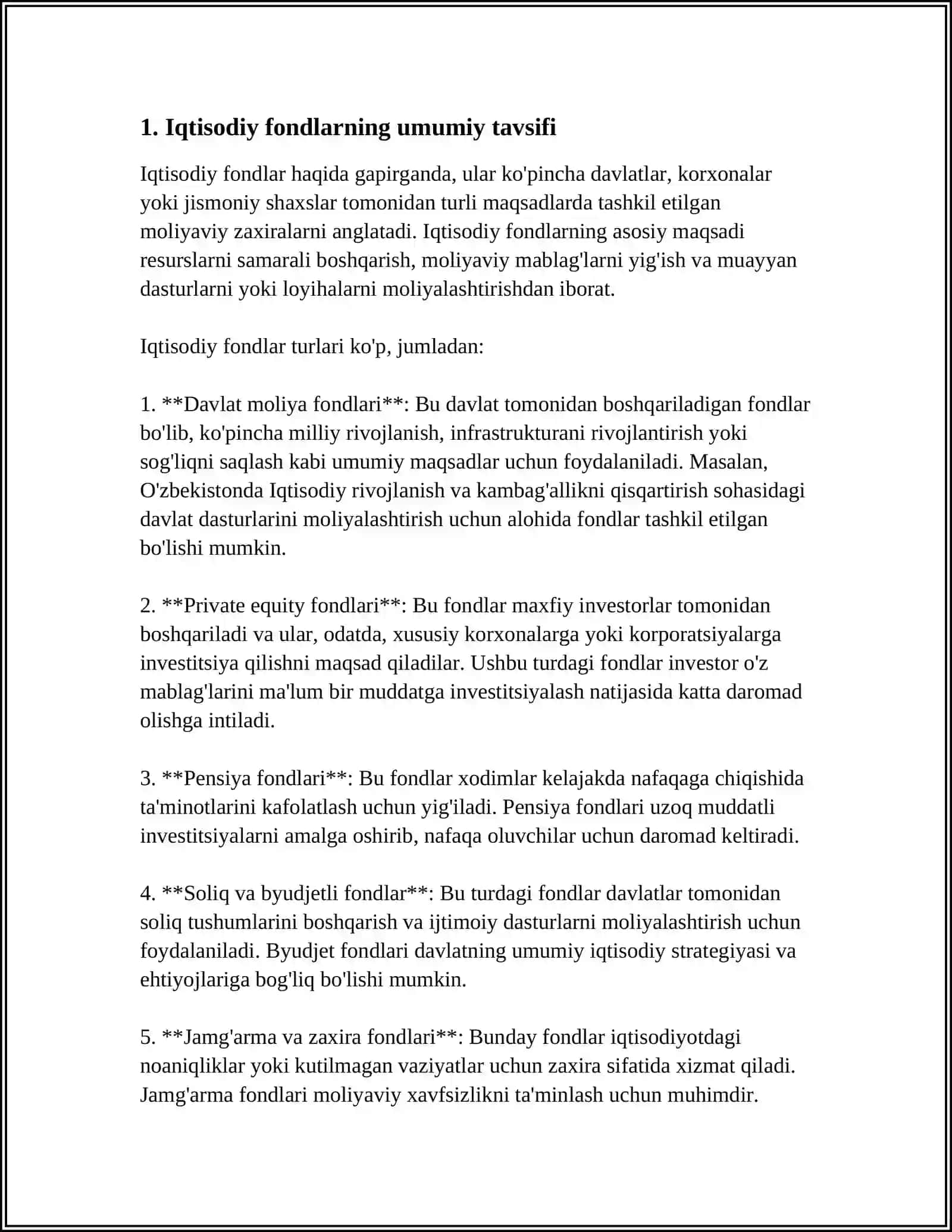 IQTSODIY FONDLARNING IQTSODIY MOHIYATI VA TARTIBI 4