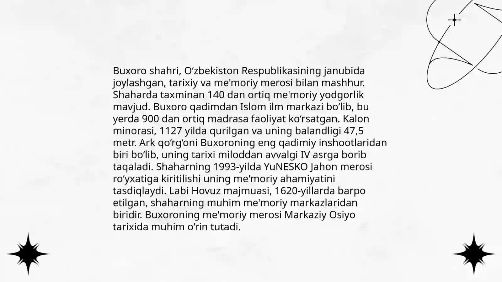 O'zbekiston tarixiy shahar markazlarining arxitekturasini shakllantirish tamoyillari 4