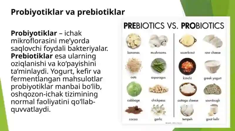 Dori sifatida istemol qilinadigan oziq-ovqat maxsulotlari 4