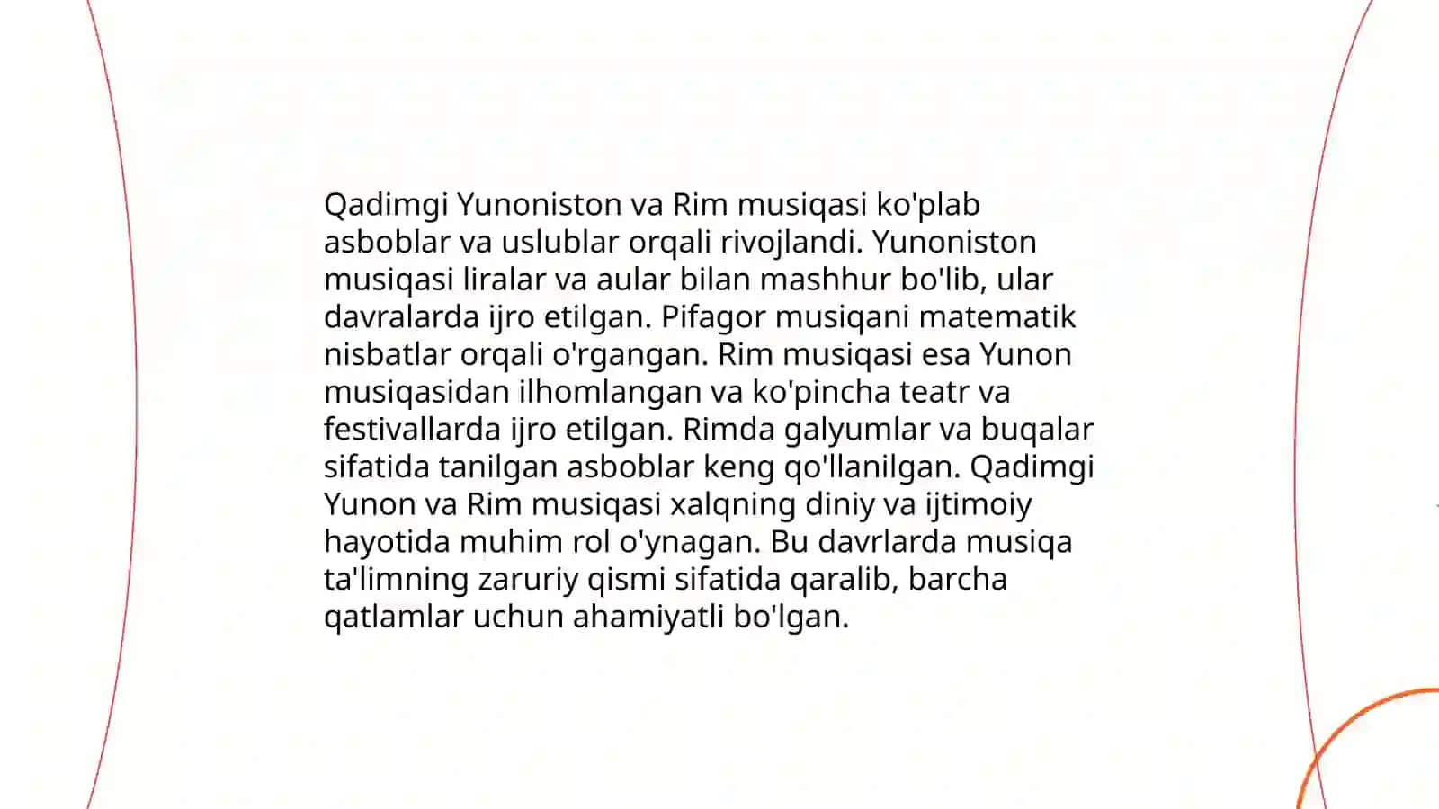 Chet el musiqasi tarixi 4