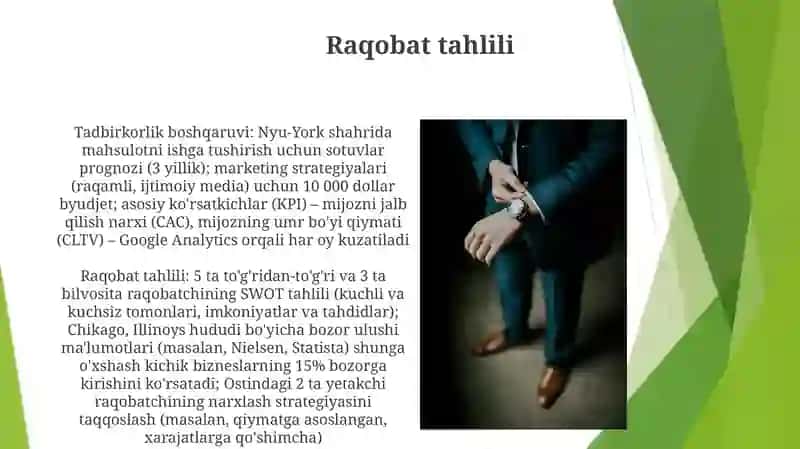 Kichik biznes va tadbirkorlik faoliyatini tashkil etish va boshqarish 4