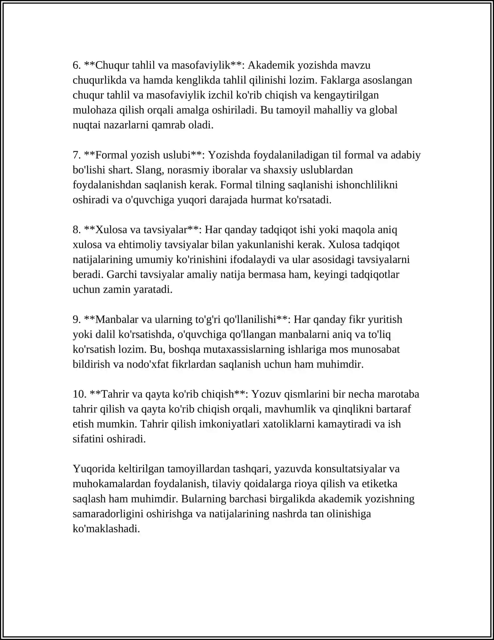 AKADEMIK YOZISH VA SAMARALI AMALGA OSHIRISH OMILLARI 4