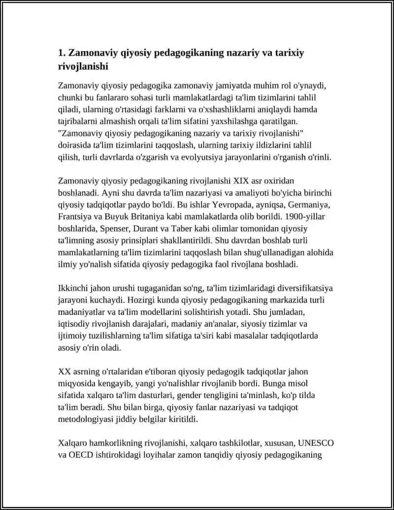 ZAMONAVIY QIYOSIY PEDAGOGIK MASALALAR TARAQQIYOTI 4