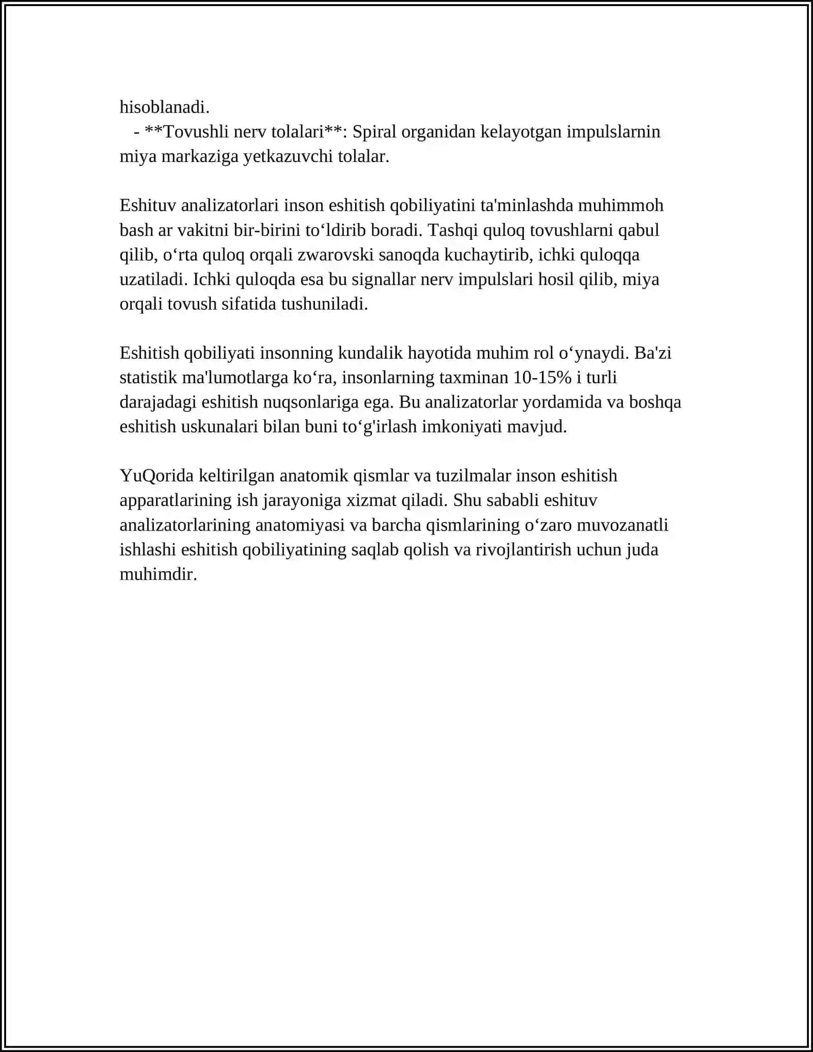 ESHITUV ANALIZATORLARI PATALOGIYASINING ETIALOGIK VA PATAGENEZI 4