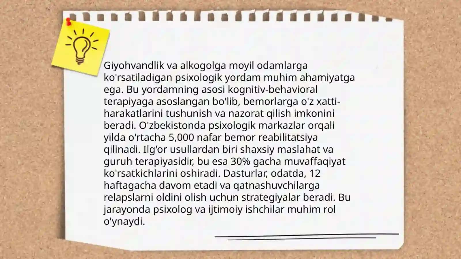 Giyohvand va Alkogolga Moyil Bolgan Shaxslar bilan Ijtimoiy Ish 4