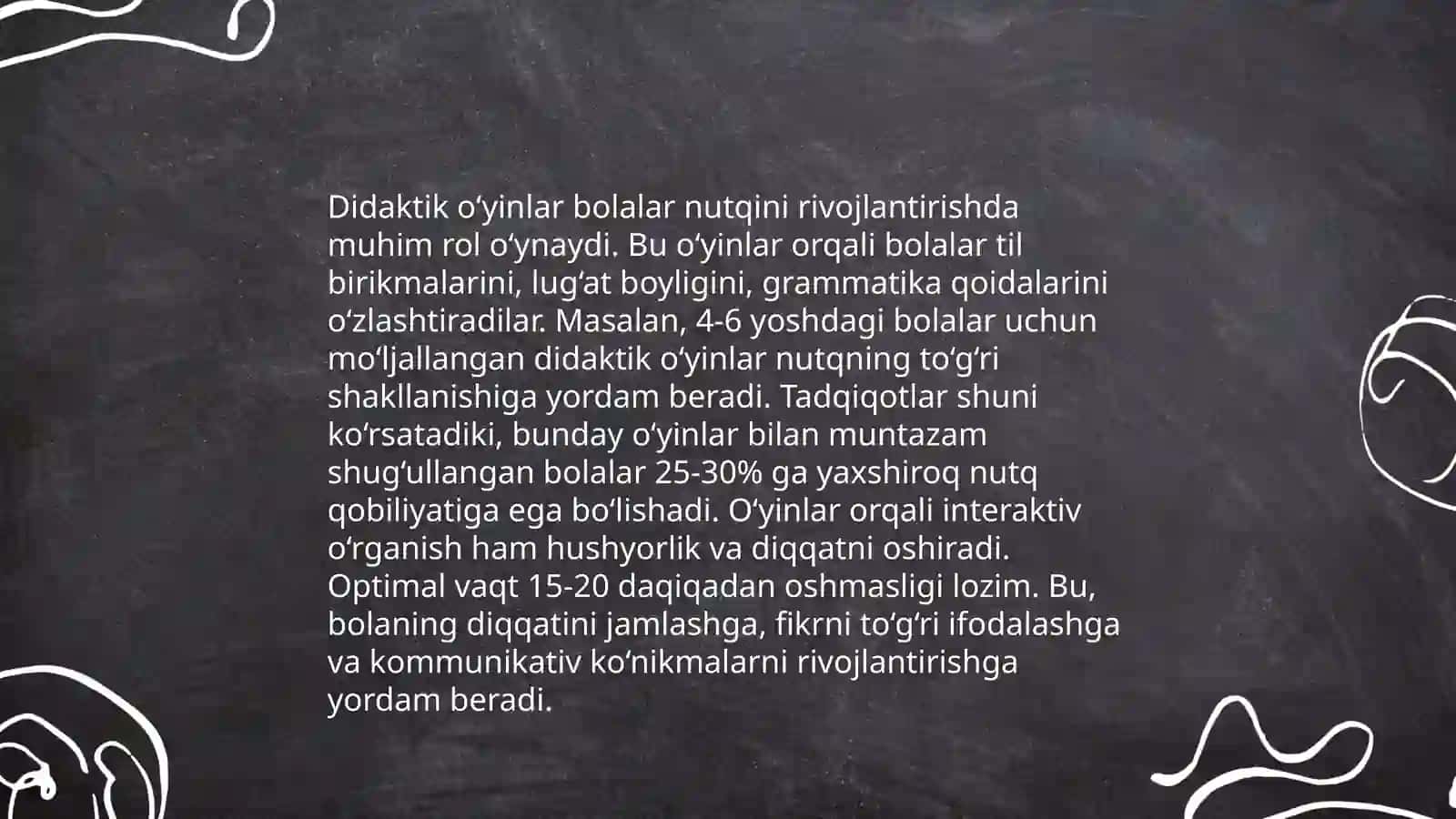 Nutqida kamchiliklarga ega bolalarda o‘yin terapiyasi 4
