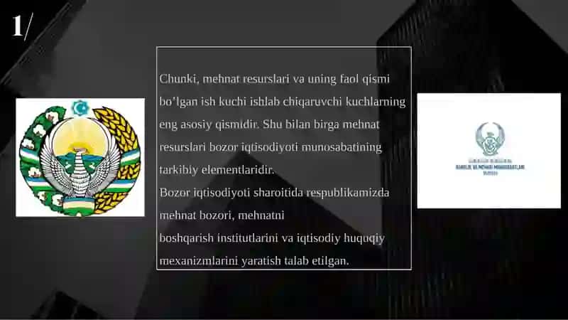 O’zbekistonda Mehnat Munosabatlari va Huquqiy Asoslari 4