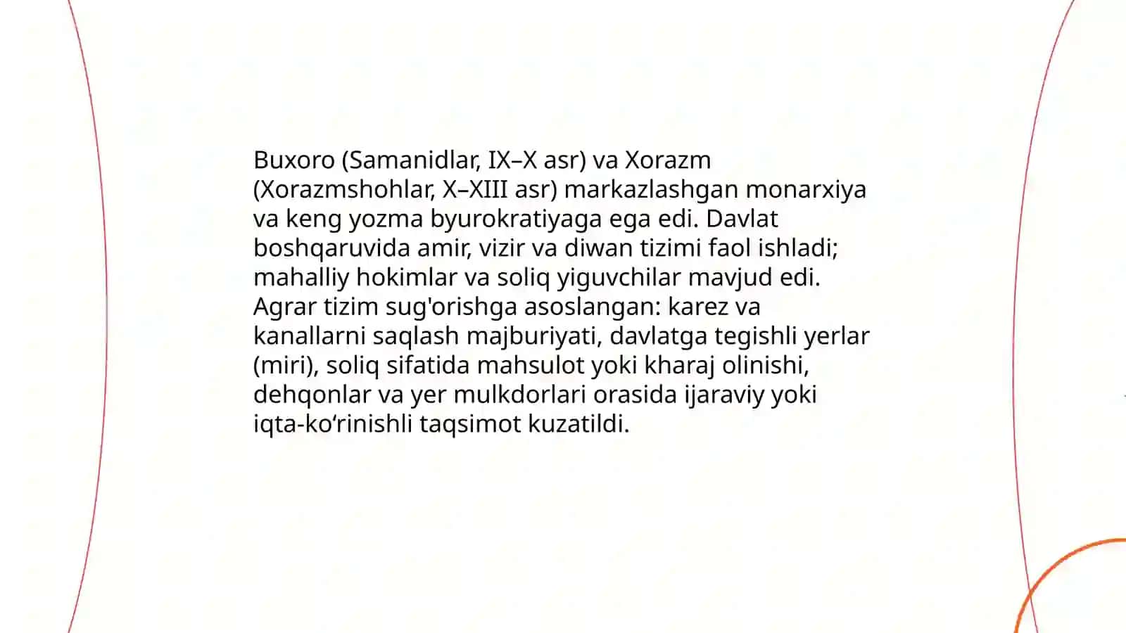 O'zbek davlatchiligi tarixi 4