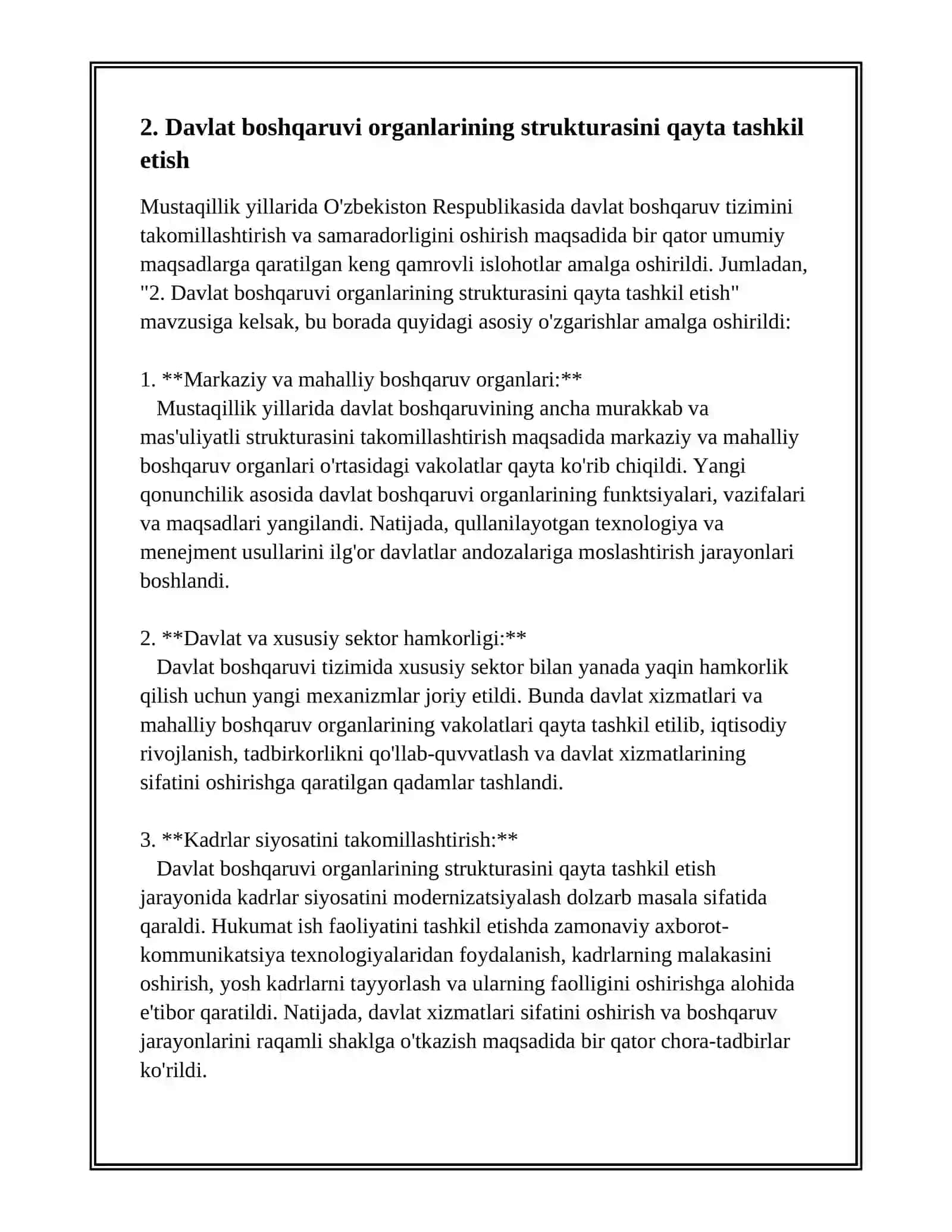 Konstitutsiyaviy islohotlar va davlat boshqaruv tizimi 4